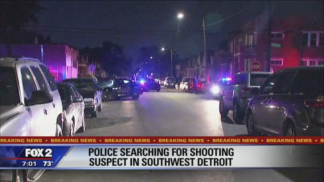 Man who shot at police wanted in southwest Detroit