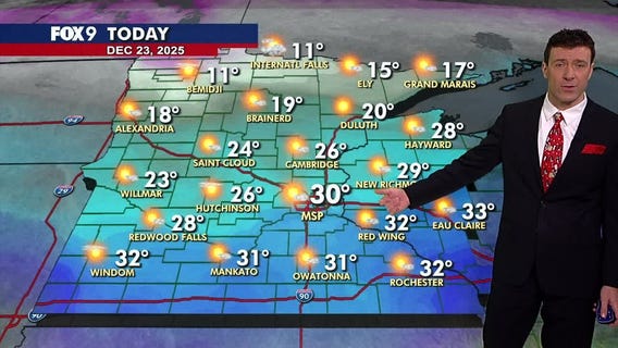 MN weather: Bright and slightly frozen Tuesday