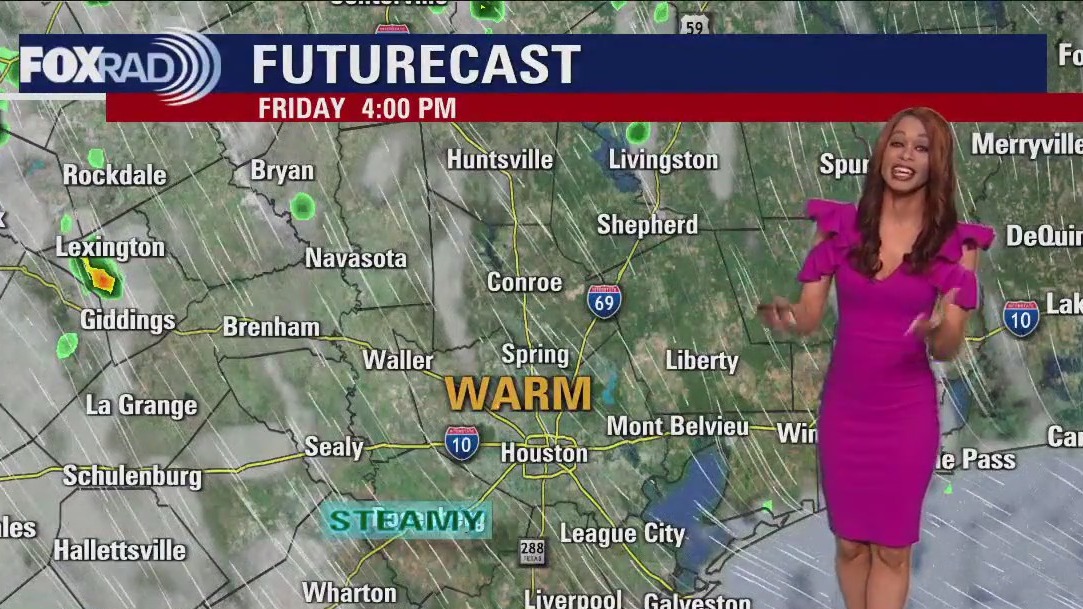 Houston weather: Warm Thursday evening with slim chance of rain