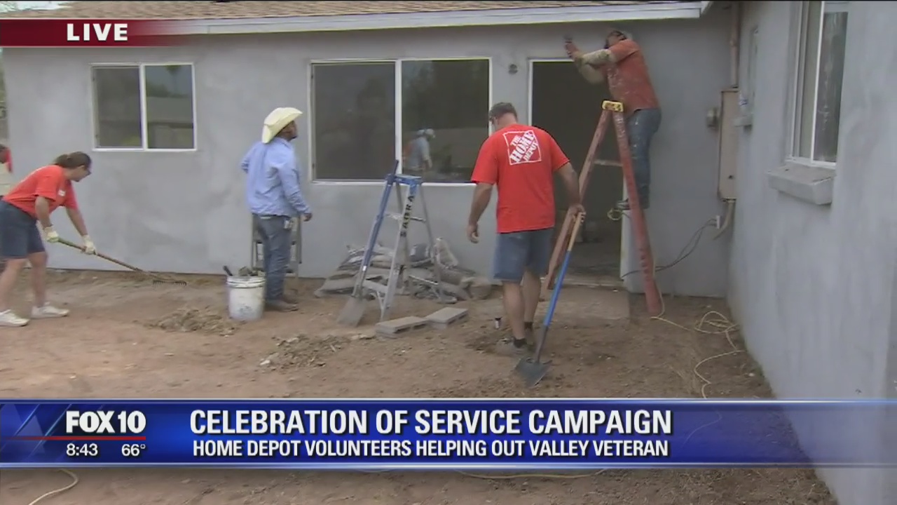 Cory's Corner: Home Depot helps remodel Valley veteran's home