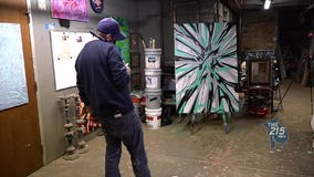 Seper Torcasio: Local artist uses graffiti to create abstract art