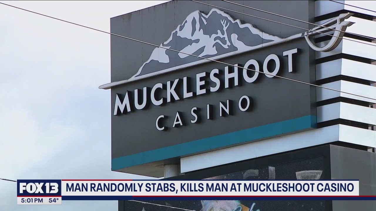 Man killed in 'random' stabbing at Muckleshoot Casino