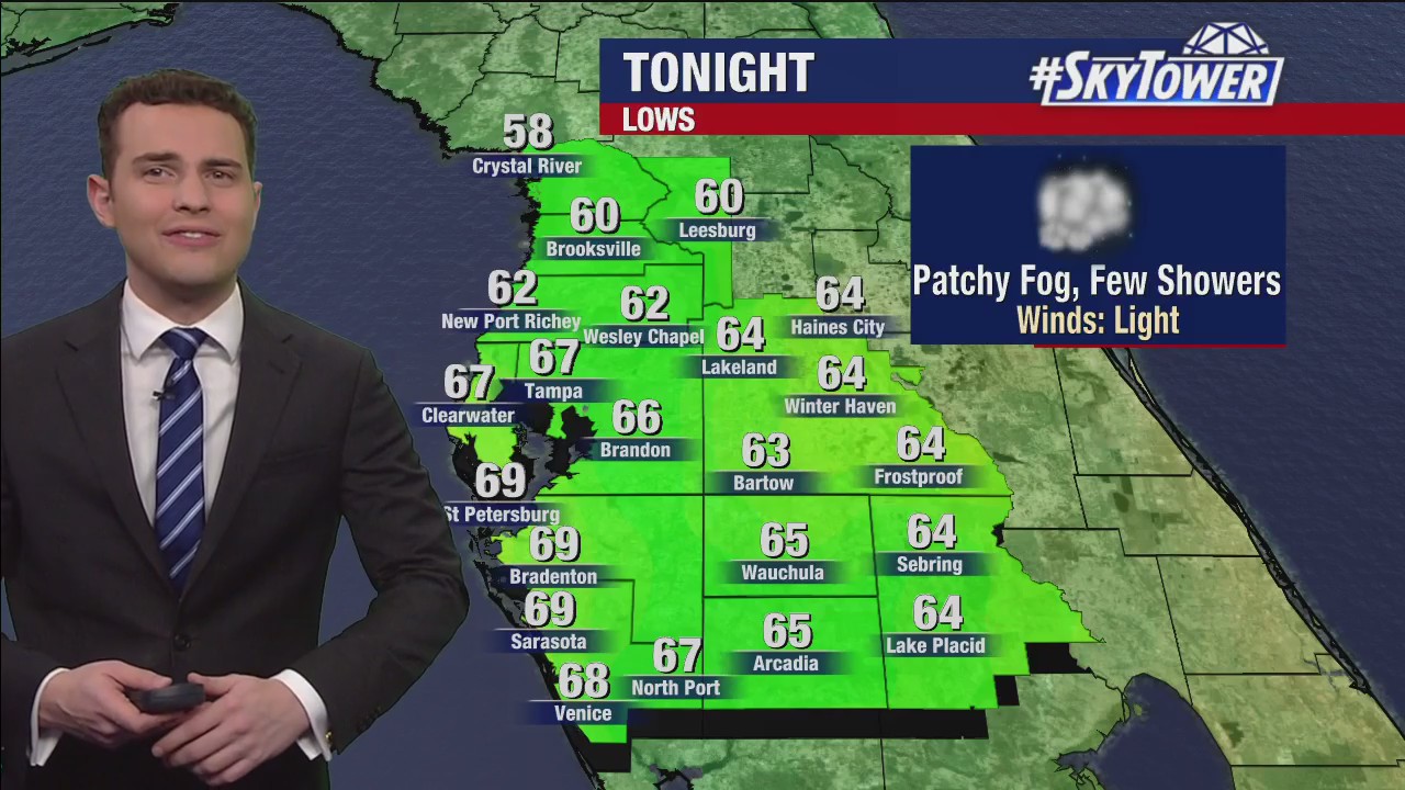 Tampa Weather | Mild night ahead