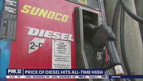 Trucking industry feeling strain as diesel prices skyrocket