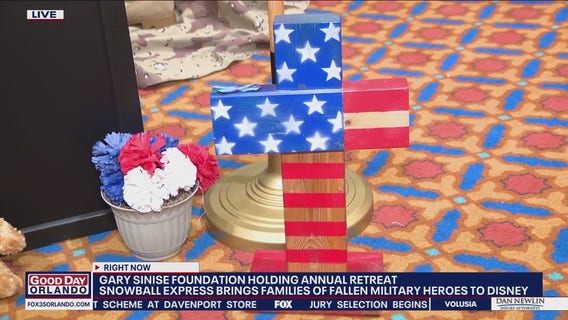 Gary Sinise Foundation holds annual Snowball Express at Disney World