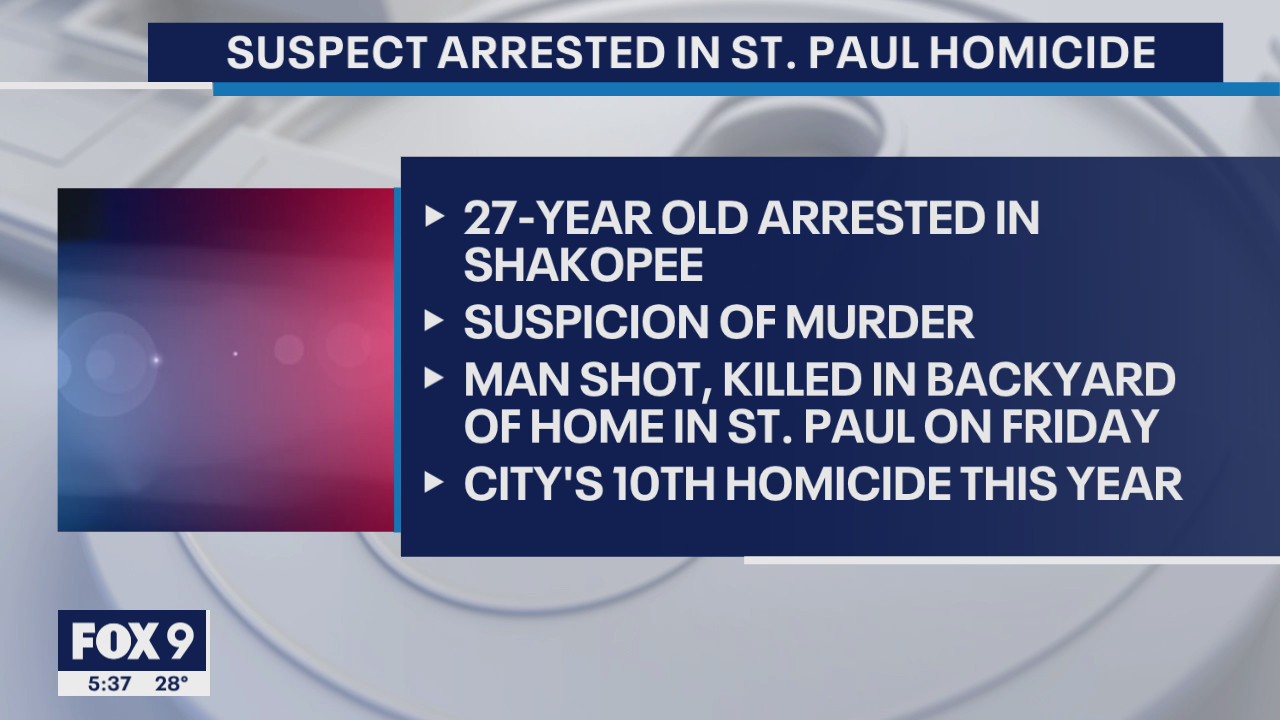 SWAT team arrests suspect in Shakopee after deadly shooting in St. Paul