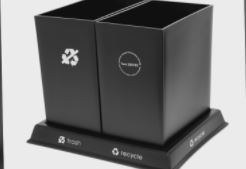 Recycling bins aimed at fighting human trafficking