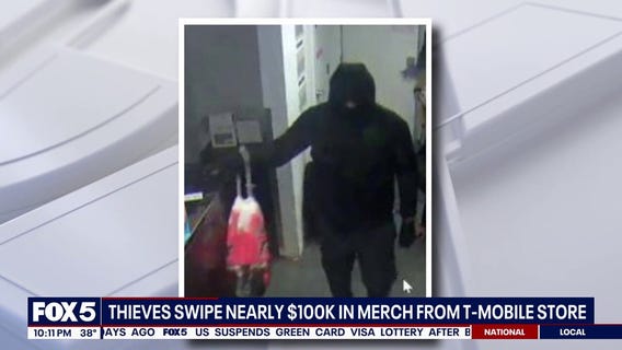 Thieves nab nearly $100K in merchandise from DC T-mobile store