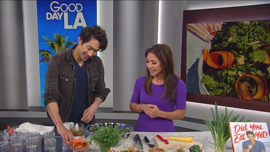 Kale and carrot salad with Ronnie Woo