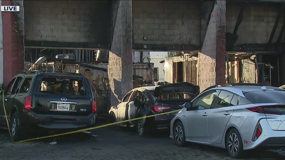 Canoga Park explosion: 2 killed, 2 injured in commercial building fire