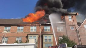 2-alarm fire at Southeast DC apartment building
