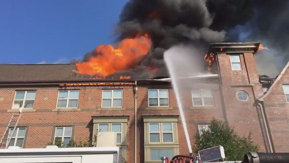 2-alarm fire at Southeast DC apartment building