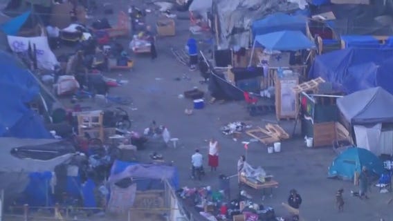 Massive Van Nuys homeless encampment cleared