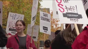 Allina nurses picket over staffing proposal