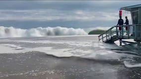 High tides threaten homes, beaches along LA County coast