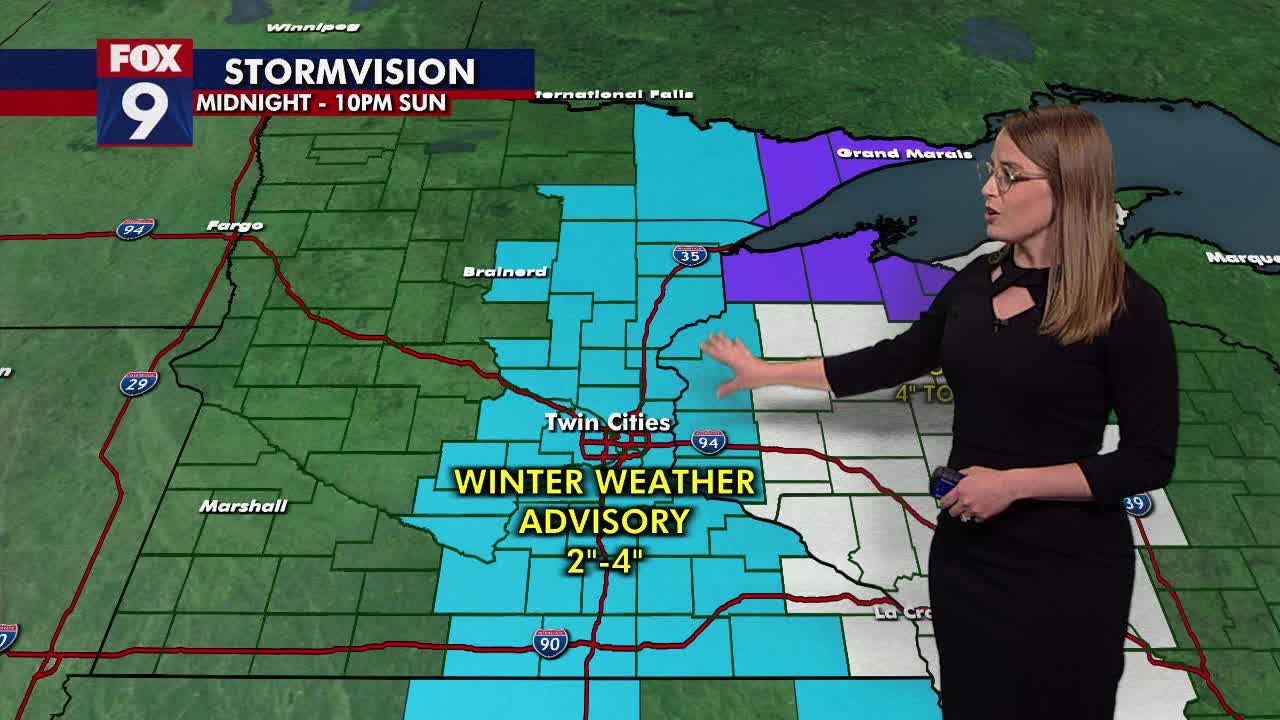 Weekend forecast: More snow on the way for Twin Cities