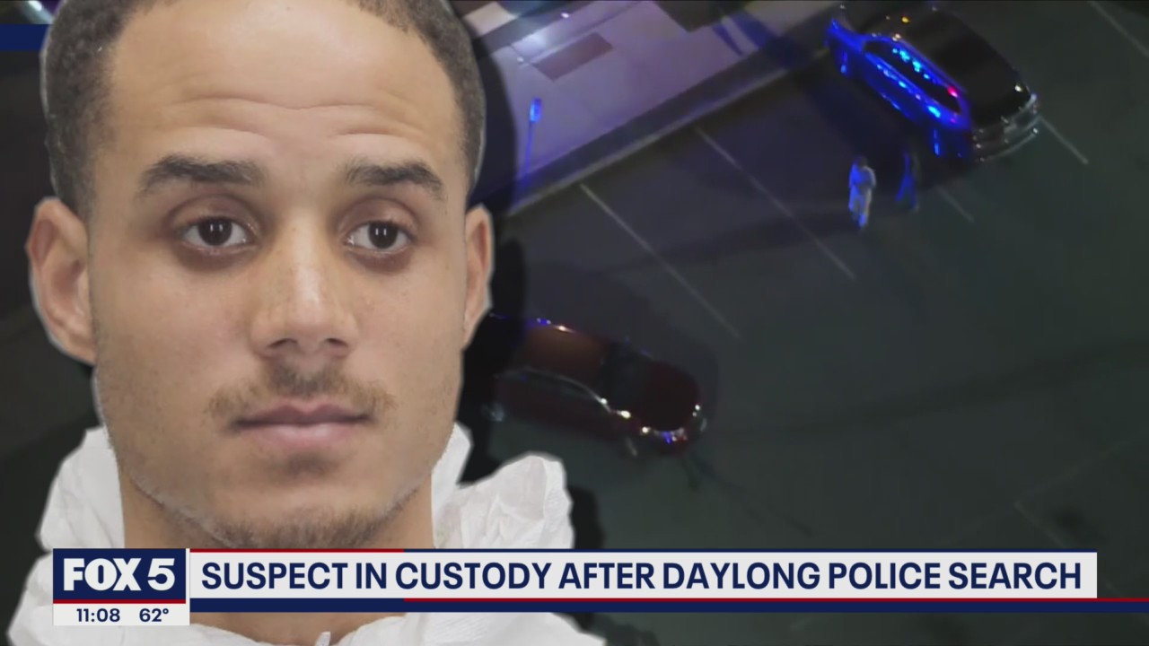 Suspect in custody after daylong police search | FOX 5 DC