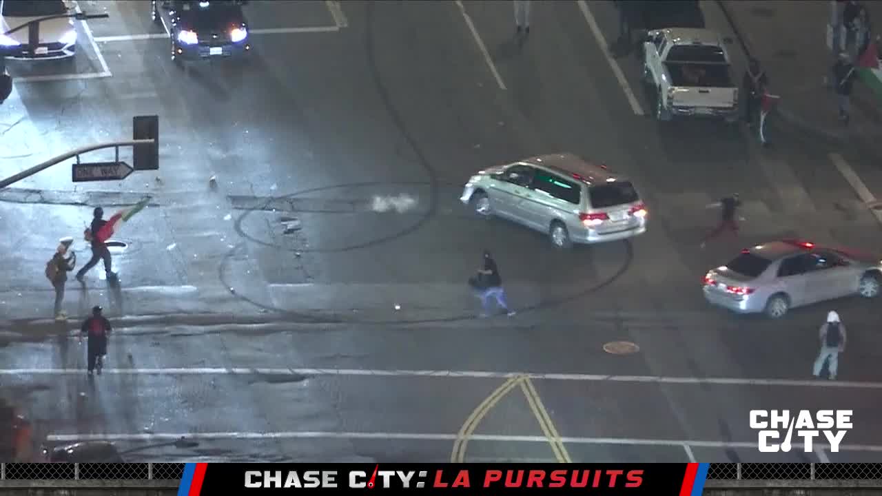 Chase City: One protest. Two cars. Total mayhem. 6/8/25