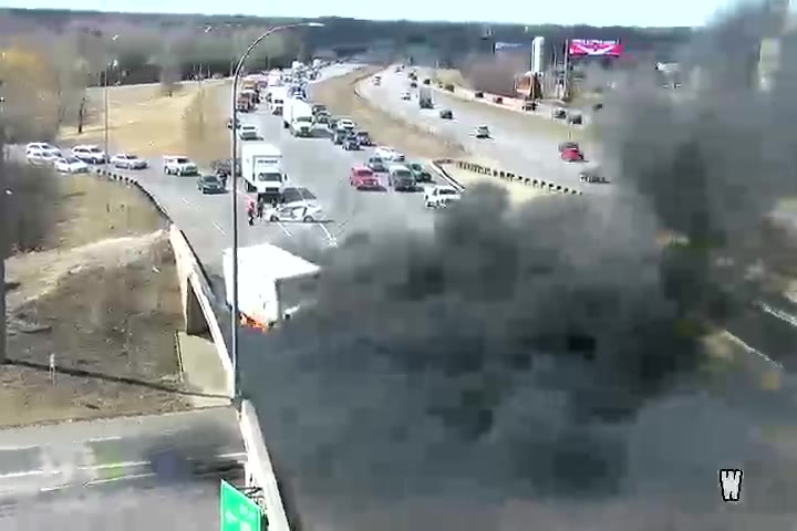 Fiery collision causes Highway 10 closure in Spring Lake Park