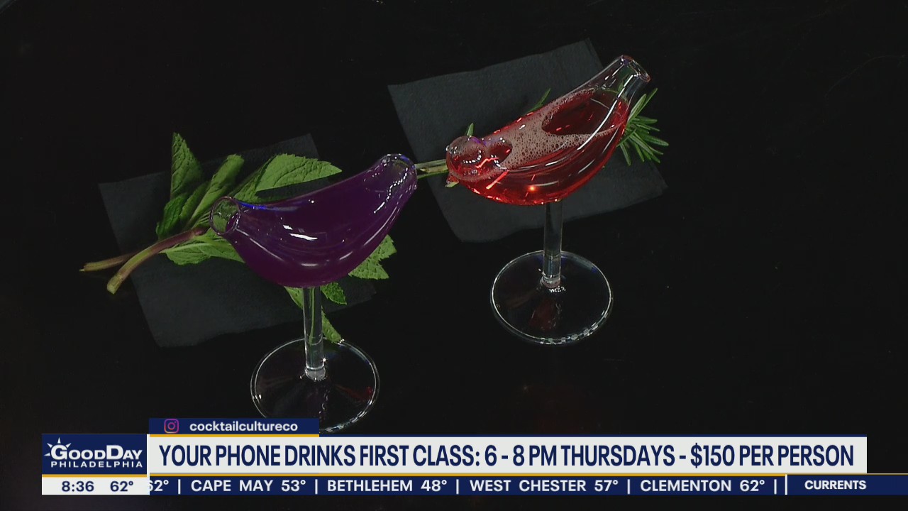 Your Phone Drinks First: Philadelphia bar offering cocktails classes