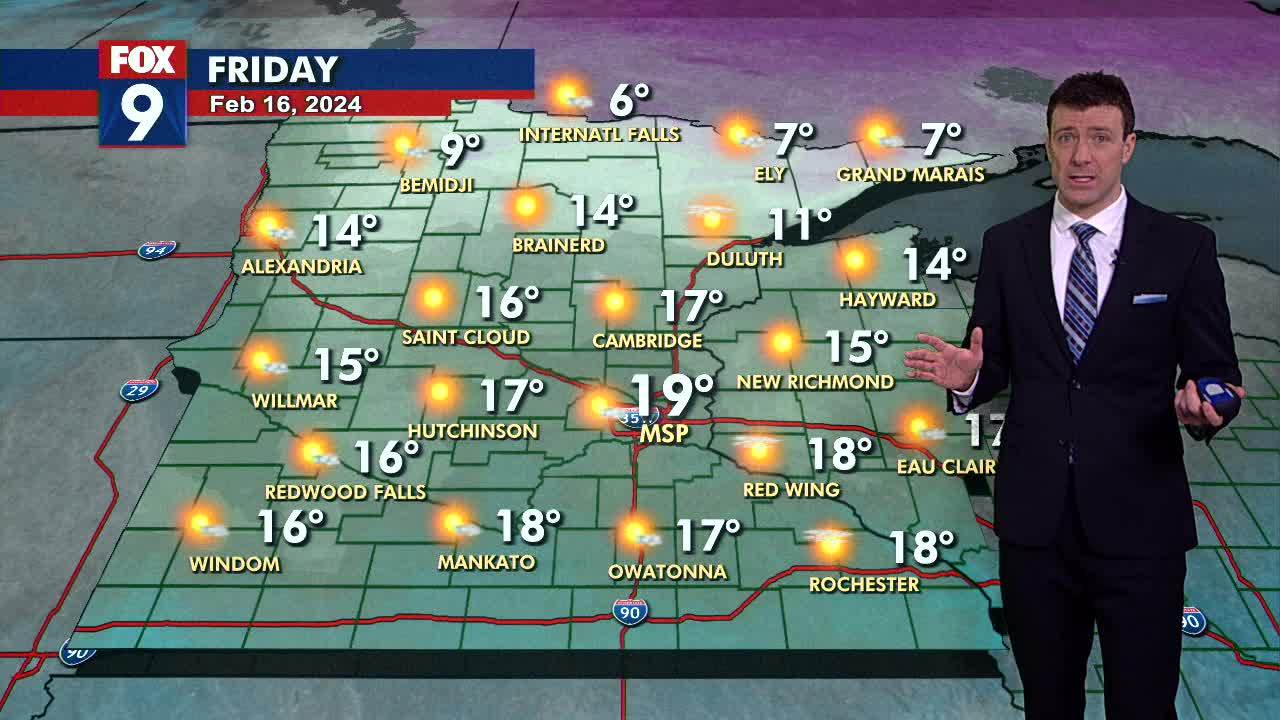 MN weather: Coldest day Friday in nearly a month