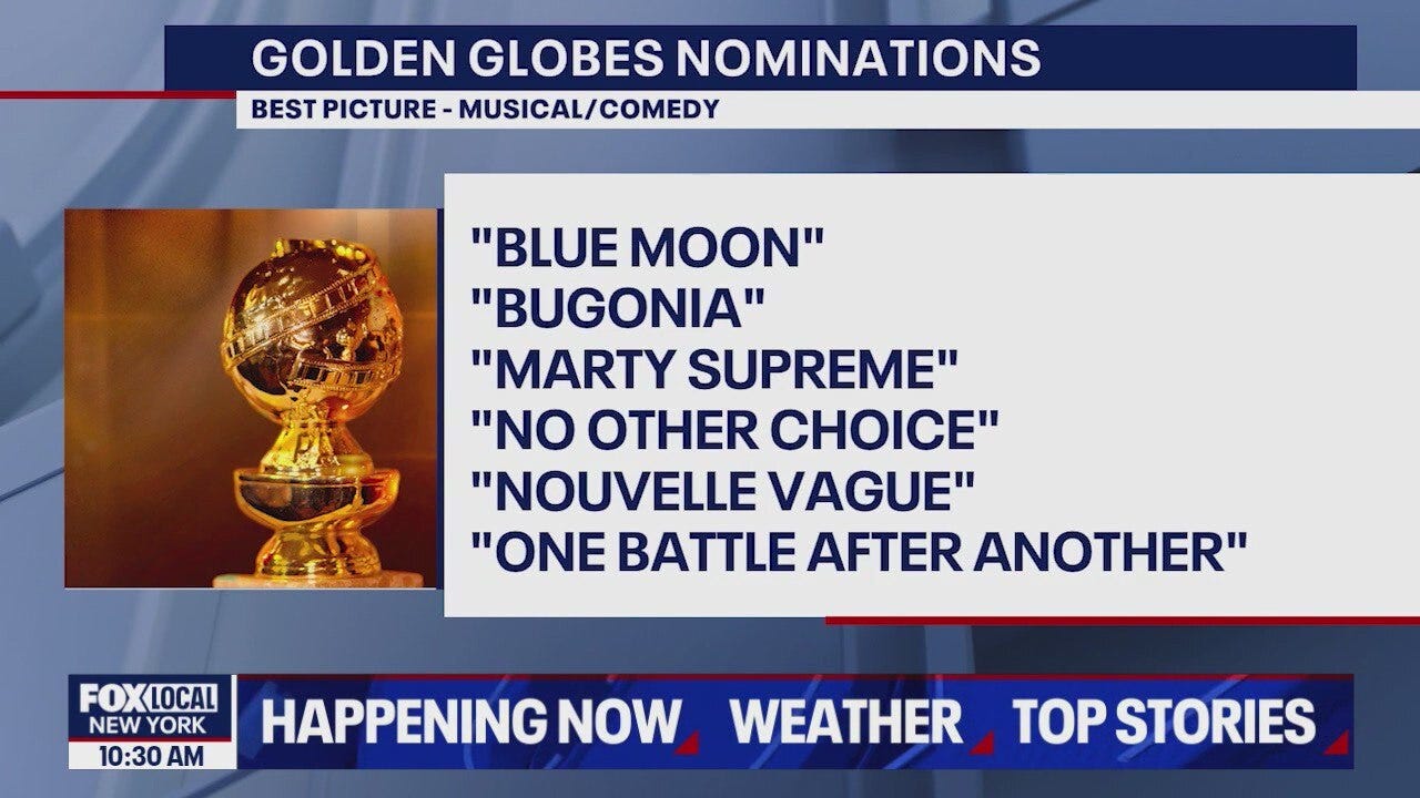 Golden Globe 2026 Nominees: Full List