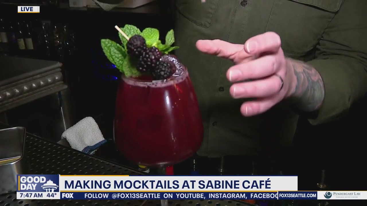 Mocktails in Seattle for Dry January