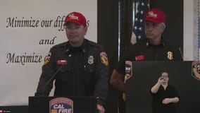 Officials provide an update on the SCU Lighting Complex Fires