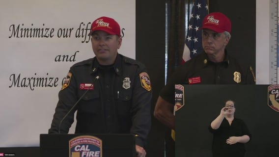 Officials provide an update on the SCU Lighting Complex Fires