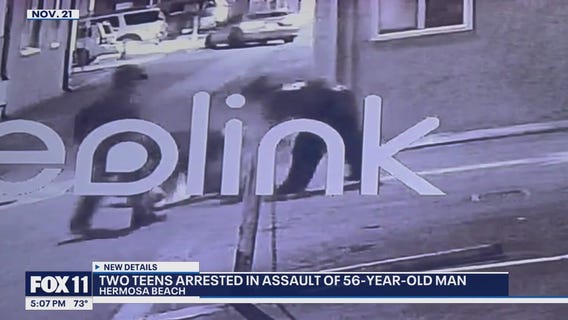 Two teens arrested in Hermosa Beach attack
