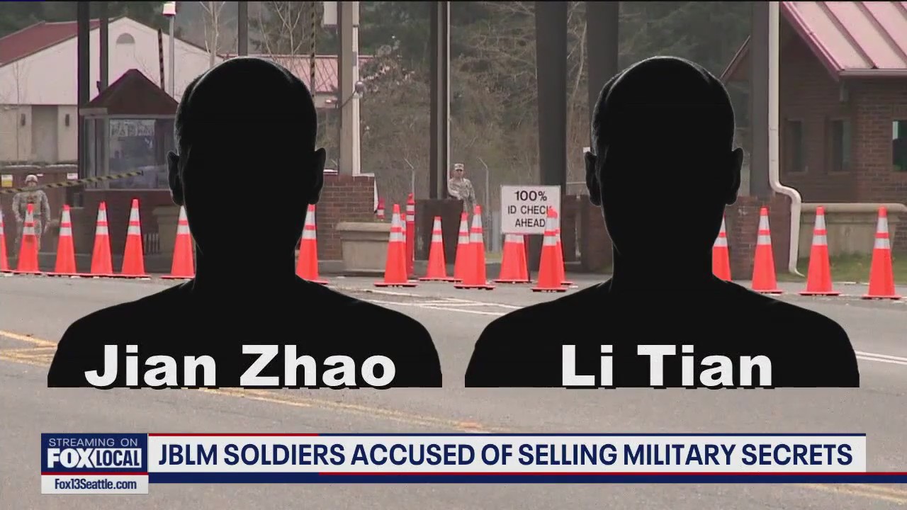 JBLM soldiers accused of selling military secrets to China