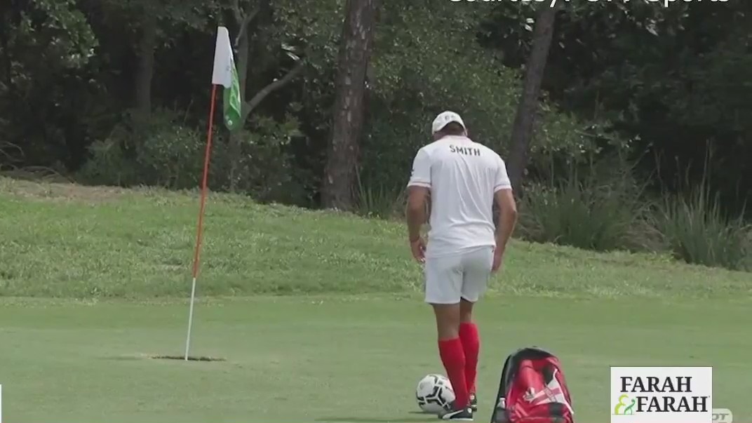 Former pro athletes compete at Footgolf World Cup