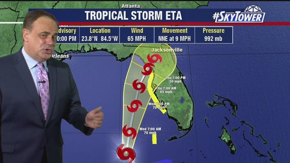 Tuesday evening tropical forecast