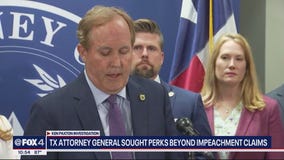 Paxton sought perks beyond impeachment claims
