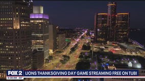 Tubi streams Lions Thanksgiving Day in 4K