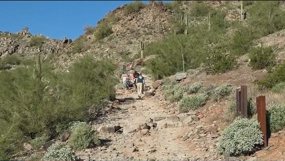Hikers out for the holiday weekend as cooler temps arrive in Arizona