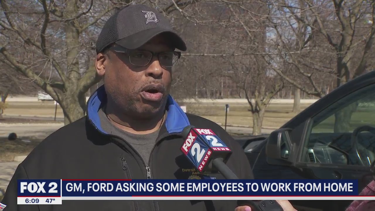 Covid 19 prompts Detroit automakers to ask certain workers to work remotely