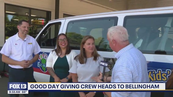 Good Day Giving Crew heads to Bellingham to surprise Boys & Girls Club