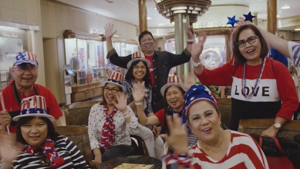 Celebrating July 4th on the Queen Mary