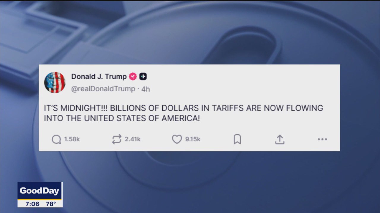 Trump's sweeping tariffs go into effect today