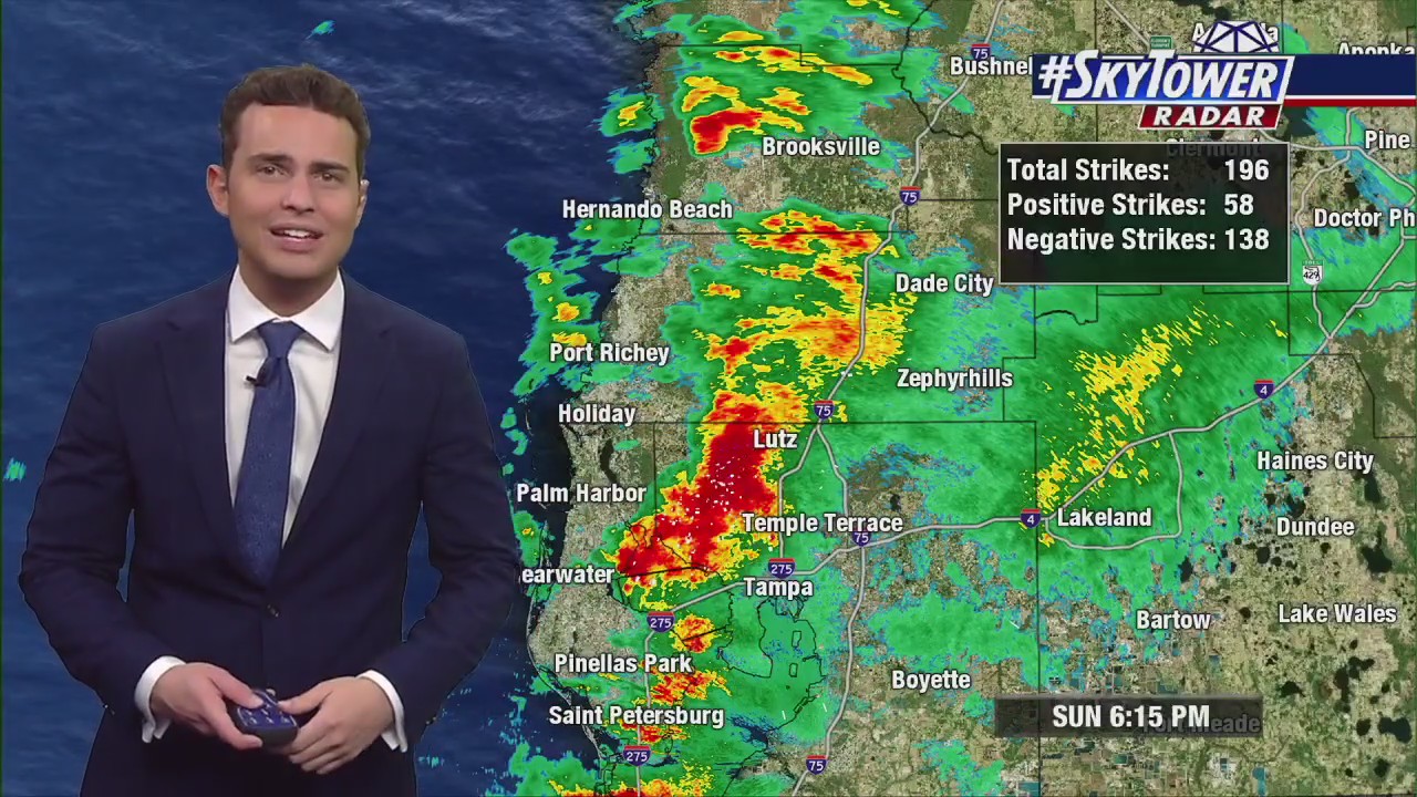 Tampa weather | Storms move through Tampa region
