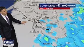 Chance of Wednesday showers