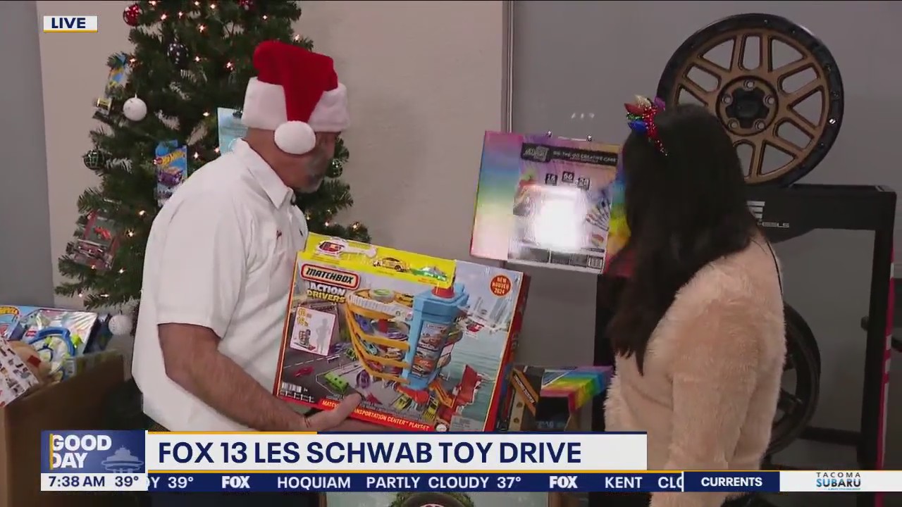 FOX 13 Les Schwab Toy Drive underway