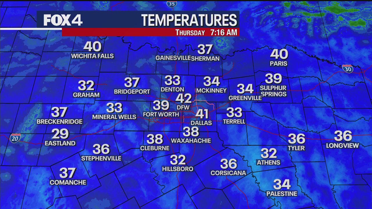 Dallas weather: Nov. 21 morning forecast