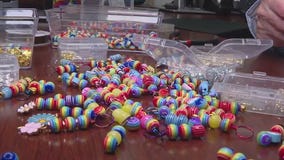 Clinic celebrates Pride with colorful rainbow beads for patients in Castro district