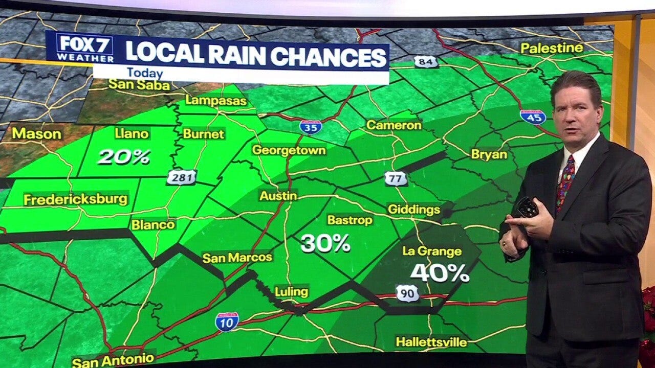 Austin weather: More wet weather?