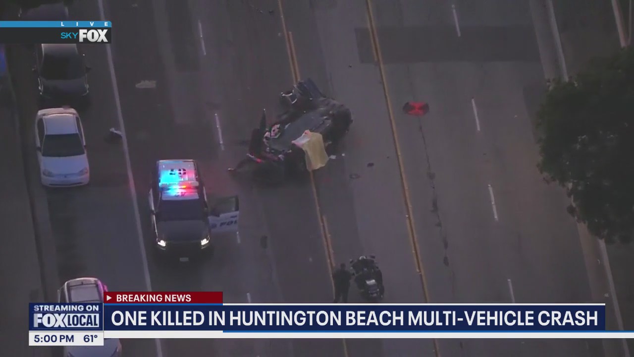 Fatal multi-vehicle accident in Huntington Beach