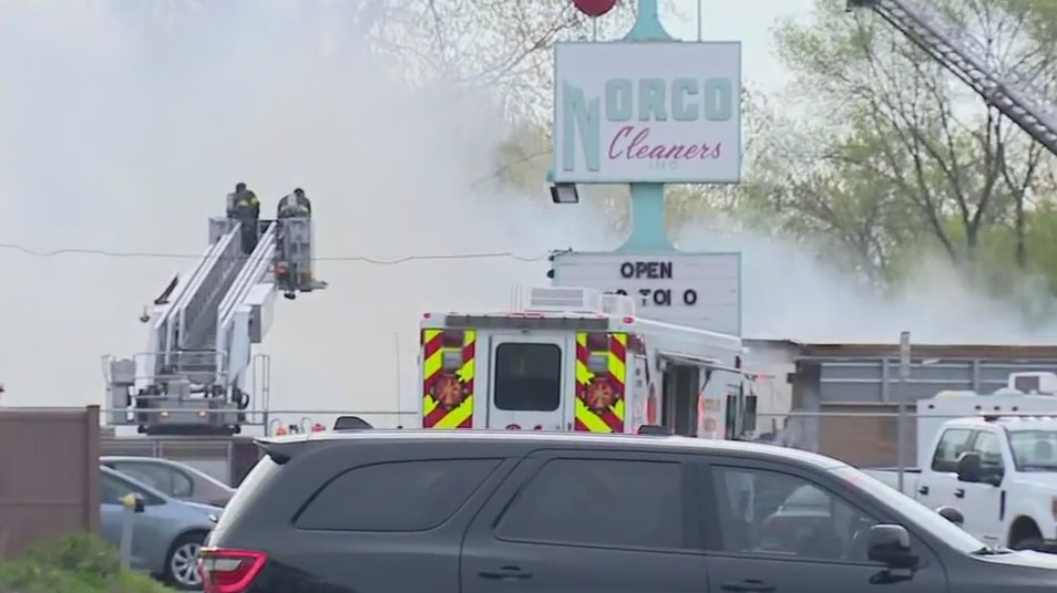Crews battle three-alarm fire in Dolton
