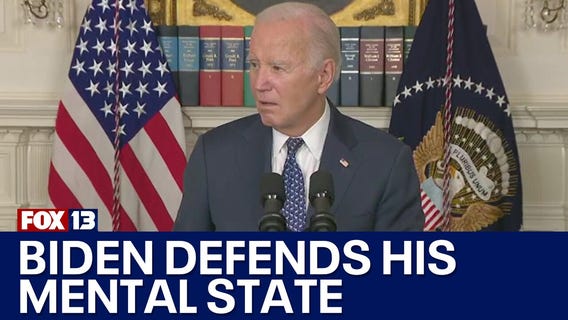 President Biden defends his conduct and mental state