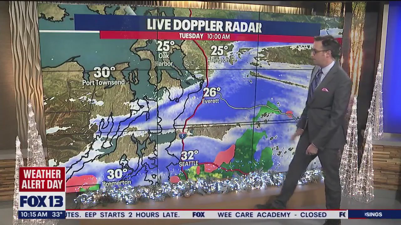 Seattle: Snow to continue for some, rain for others